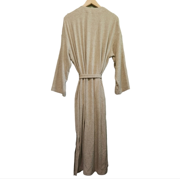 Nap Loungwear Knit Robe on Tan Oatmeal - Picture 2 of 7